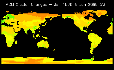 PCM Cluster Changes - Jan 1898 & Jan 2098 (A)