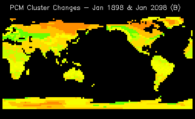 PCM Cluster Changes - Jan 1898 & Jan 2098 (B)