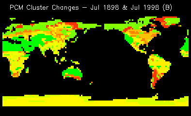 PCM Cluster Changes - Jul 1898 & Jul 1998 (B)