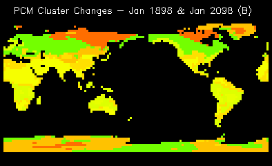 PCM Cluster Changes - Jan 1898 & Jan 2098 (B)