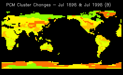 PCM Cluster Changes - Jul 1898 & Jul 1998 (B)