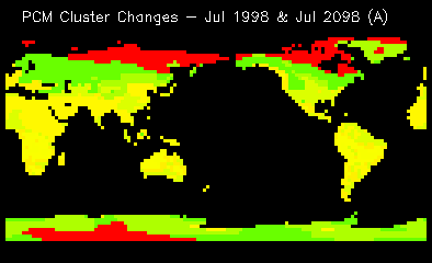 PCM Cluster Changes - Jul 1998 & Jul 2098 (A)